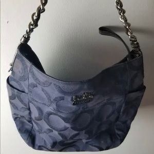 Coach blue signature c bag